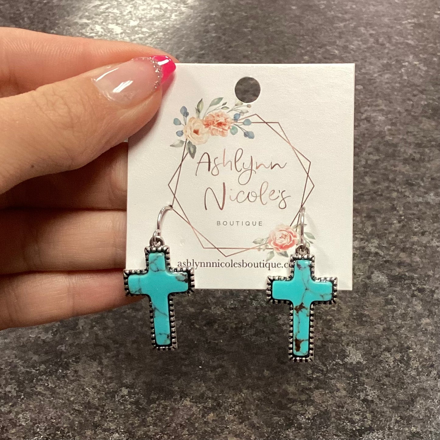 Dainty Cross Earrings