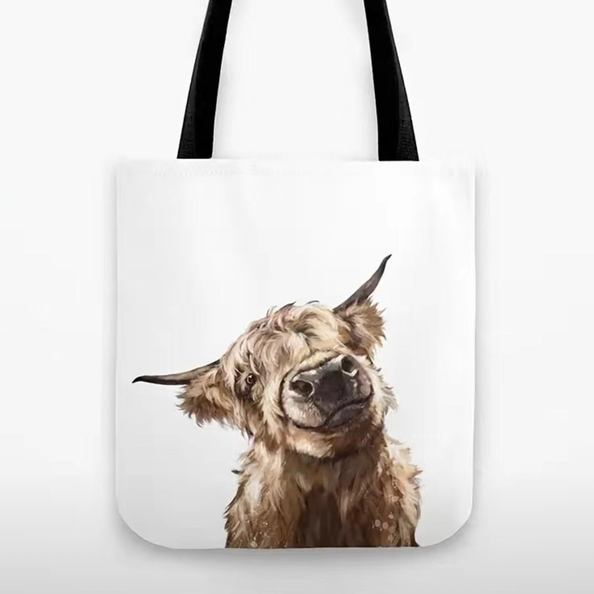 Cow Print Canvas Bags