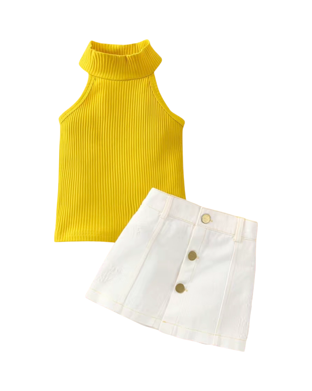 Halter Top and Skirt Set