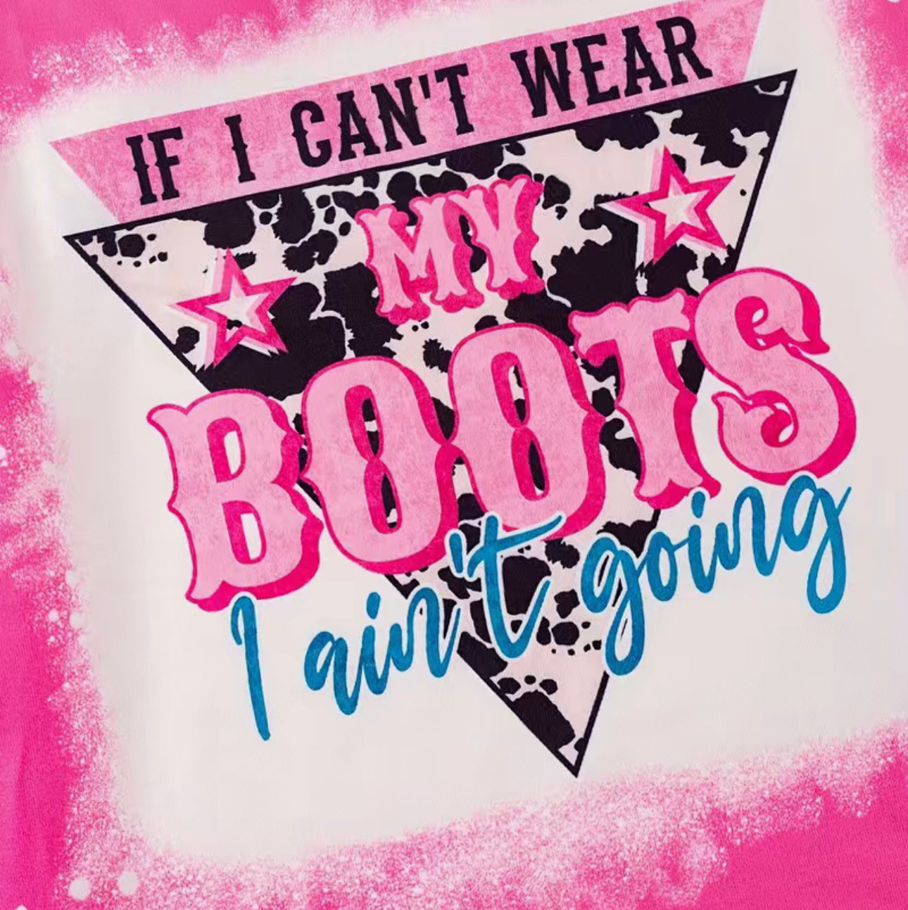 Girls “My Boots” Top