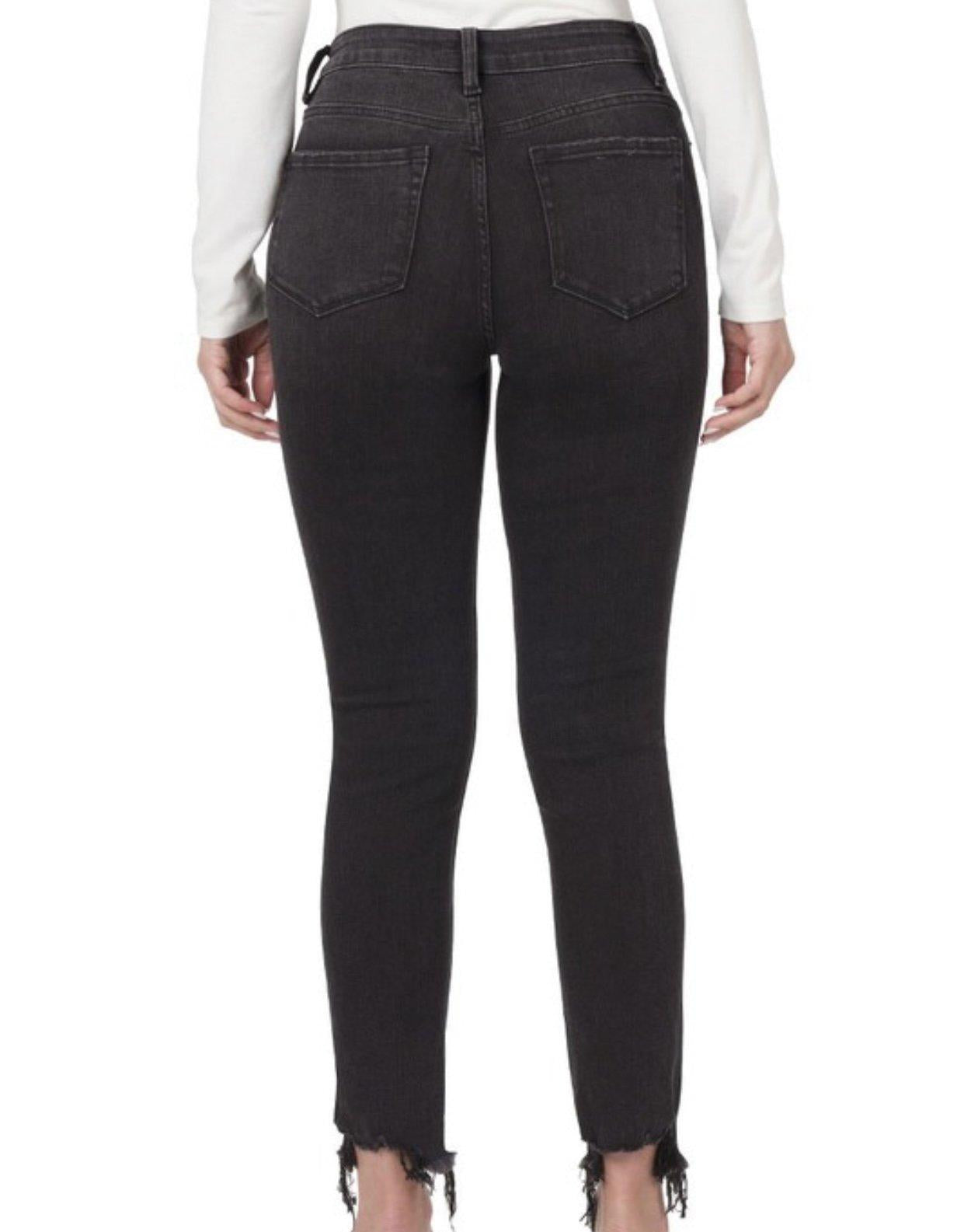 High Rise Black Skinny Jeans