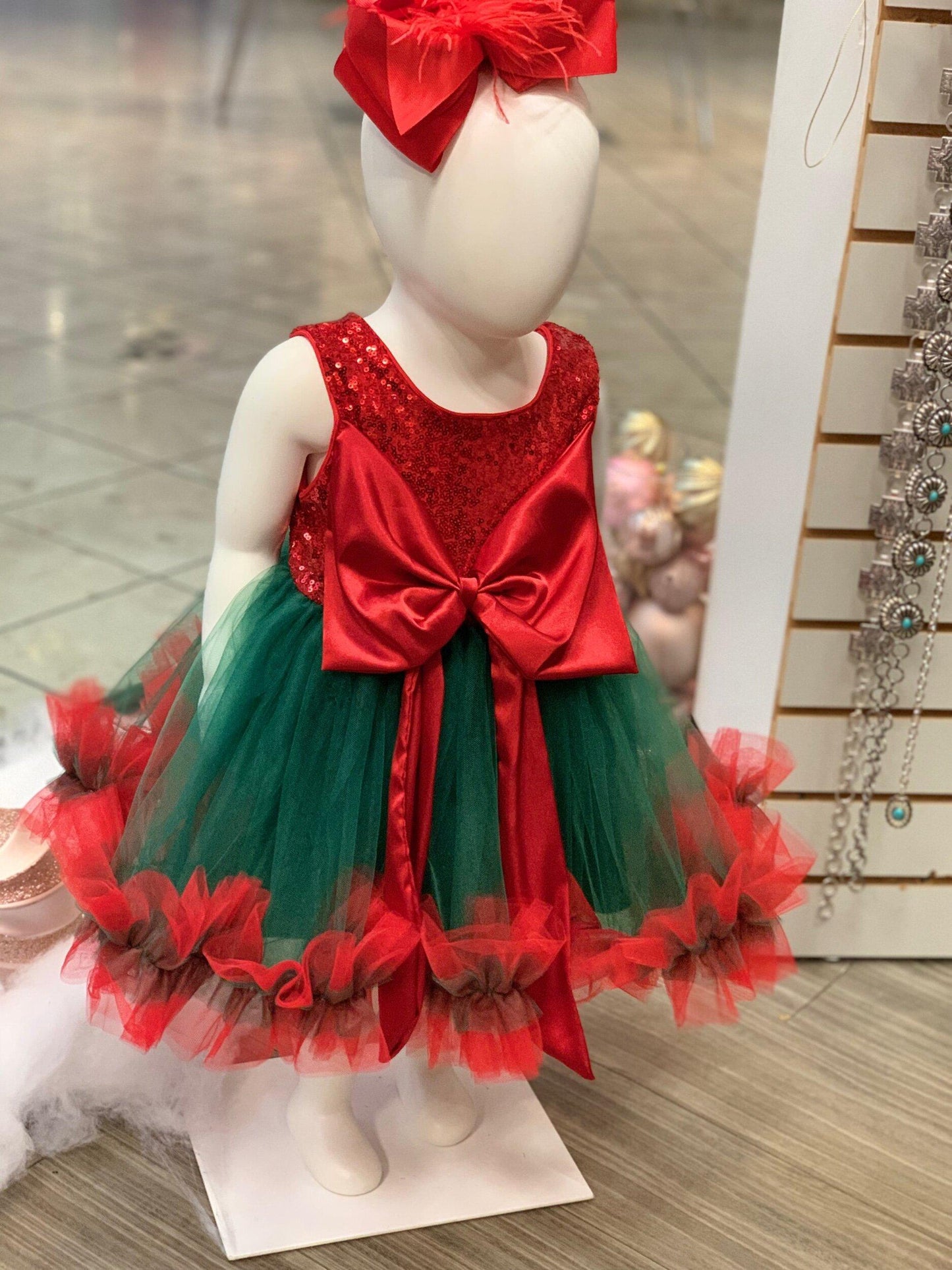 Infant Sequin Christmas Dress