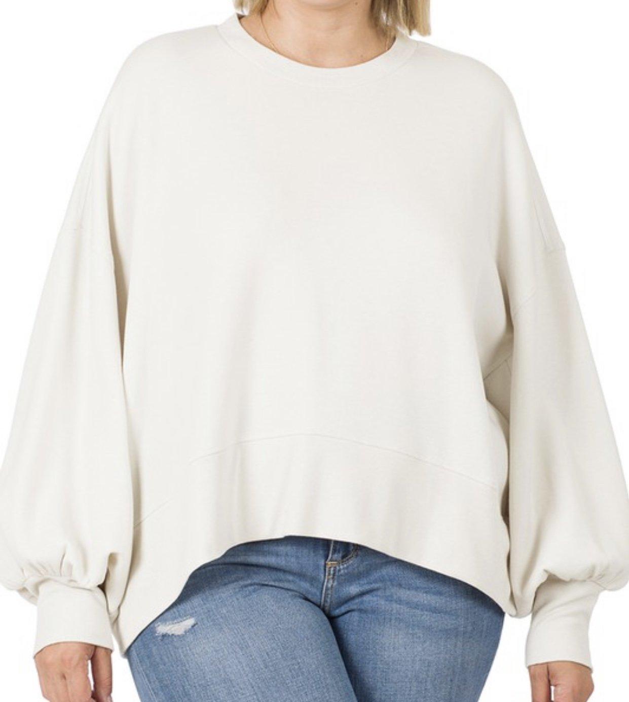 Plus Soft Stretch Sweatshirt