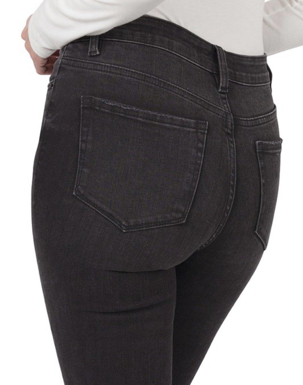High Rise Black Skinny Jeans