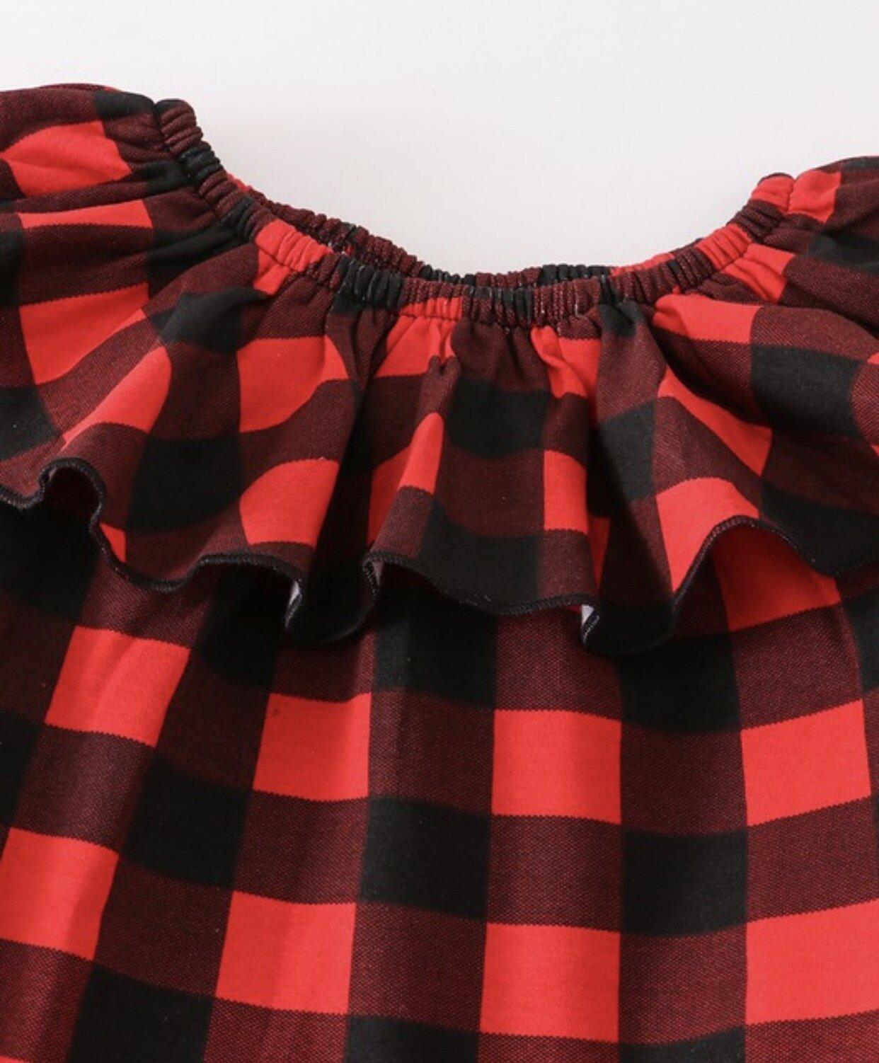 Girls Plaid Set