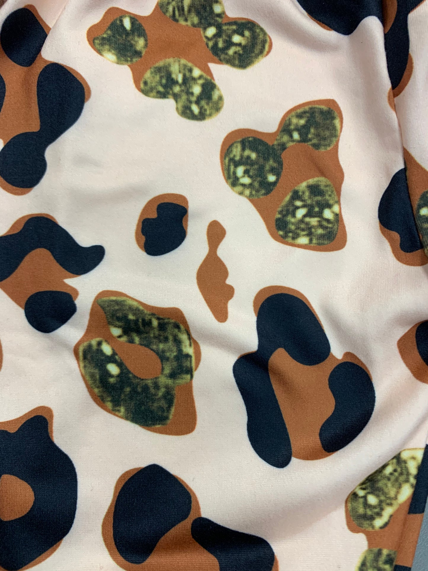Infant 3pc Romper Pant Set Leopard