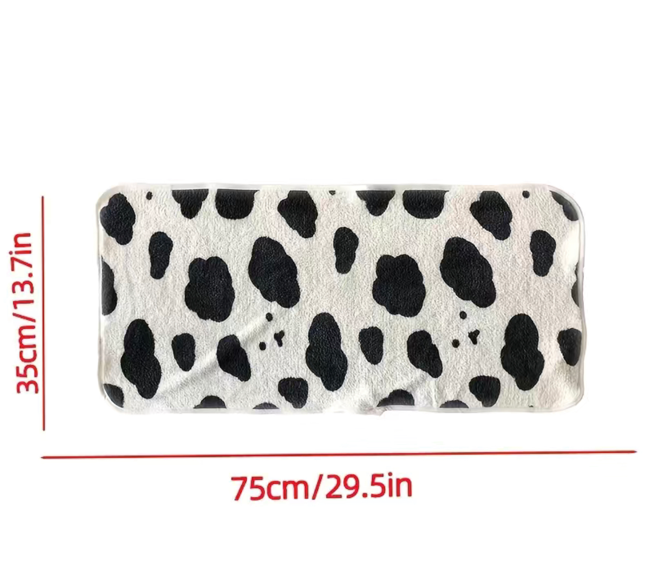 Infant Grey Cow Beach Towel