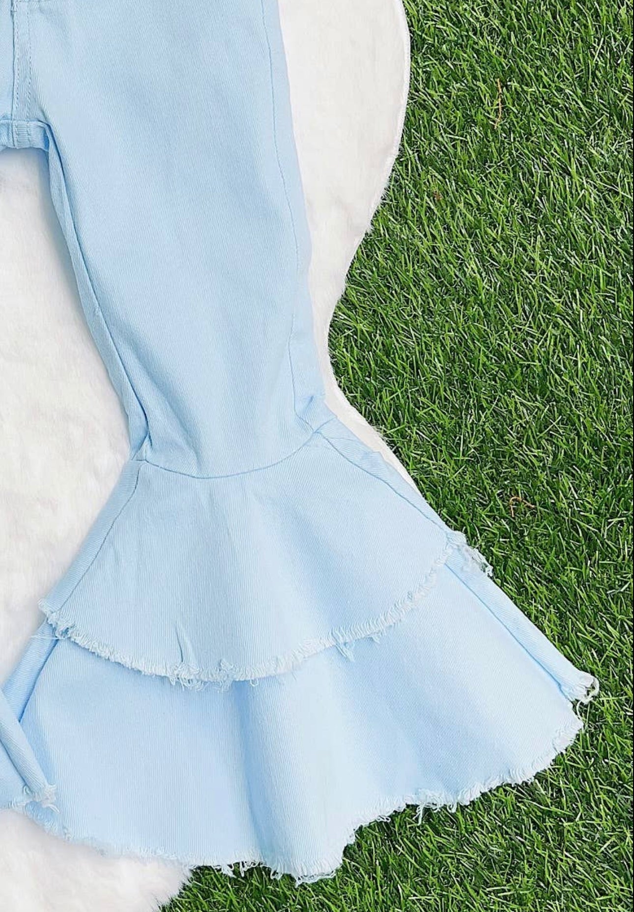 Girls Lt. Blue Double Bells