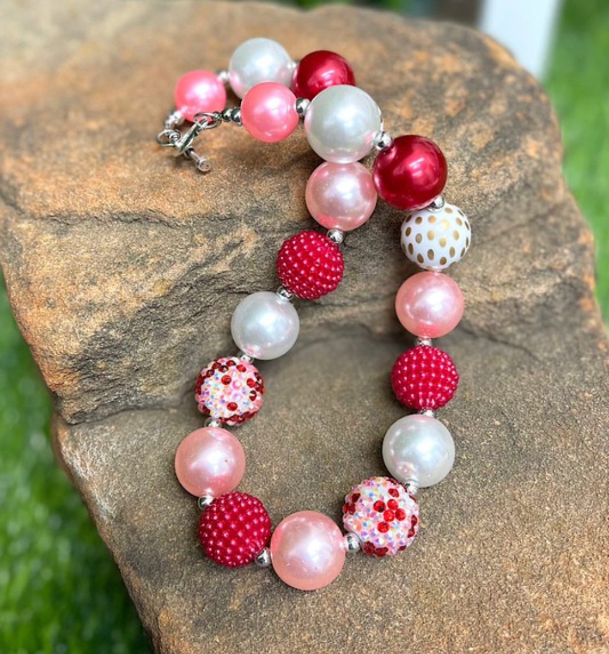 Girls Sweetheart Bubble Necklace