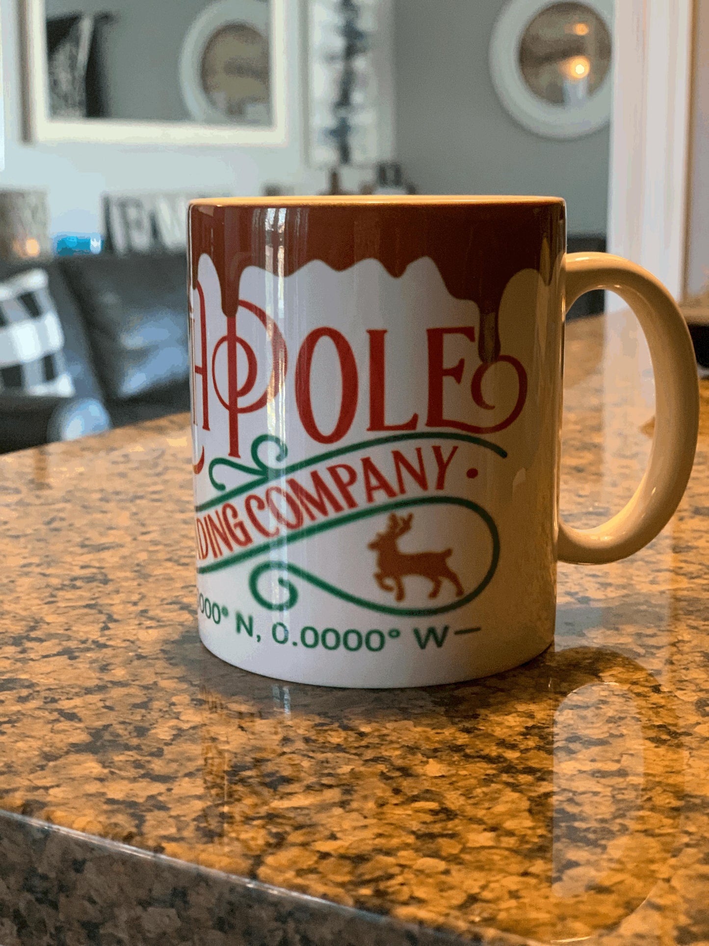 North Pole Drip Mug