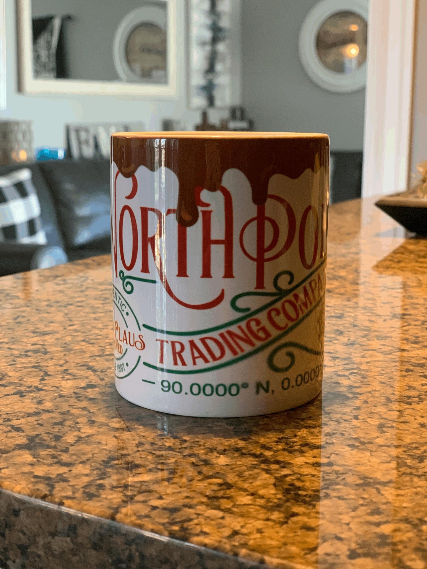 North Pole Drip Mug