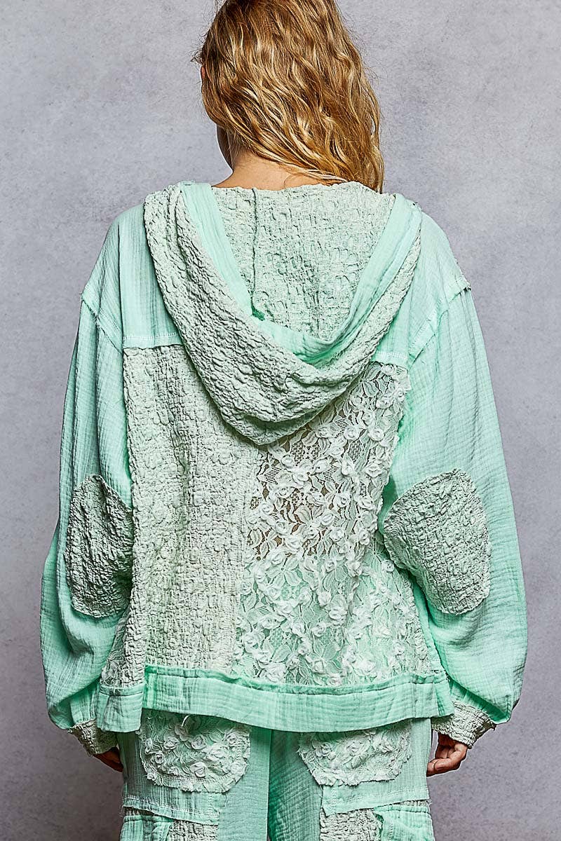 Lace Hoodie Jacket