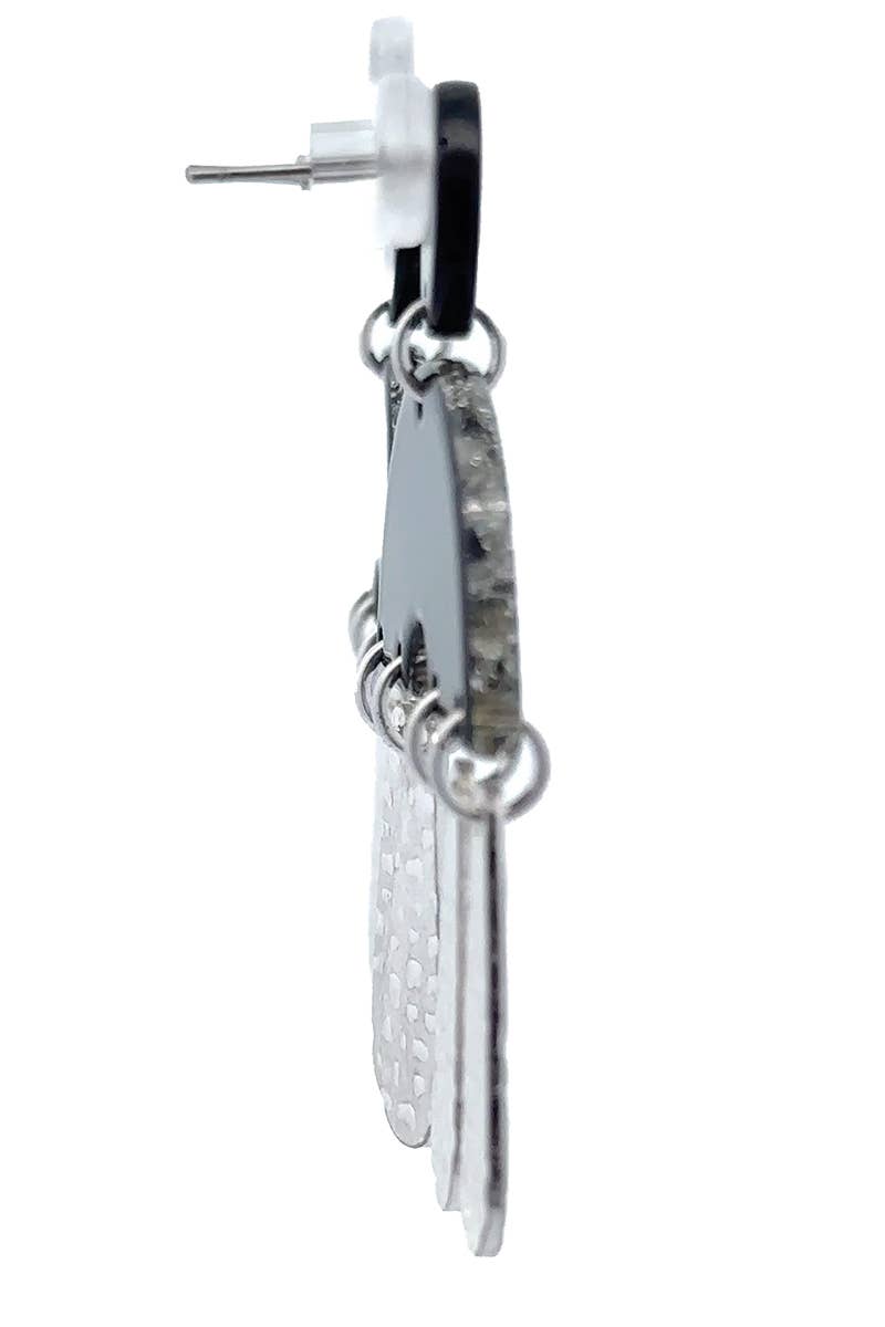 Hammered Matal Earrings