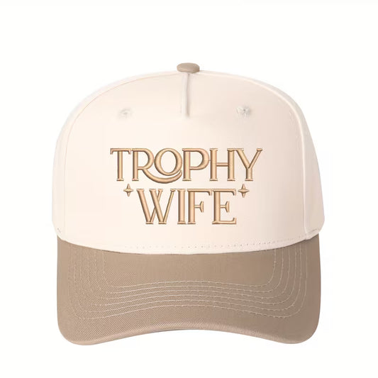 TROPHY WIFE Embroidered Hat