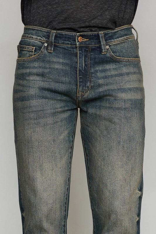KanCan Mens Real Slim Straight Jean