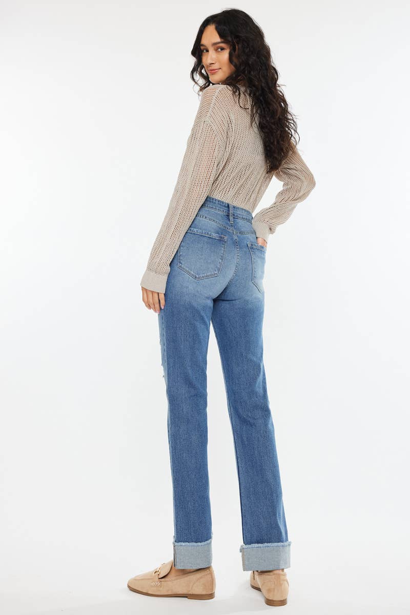KanCan HIGH RISE STRAIGHT JEANS