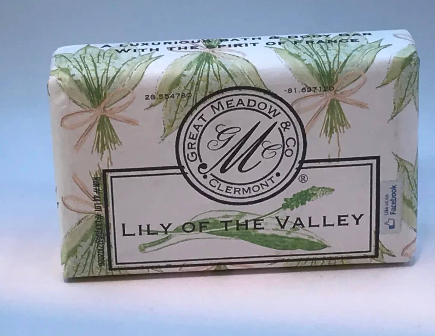 Lily of the Valley Luxurious Bath & Shower bar