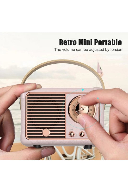Retro Mini Wireless Bluetooth Speaker