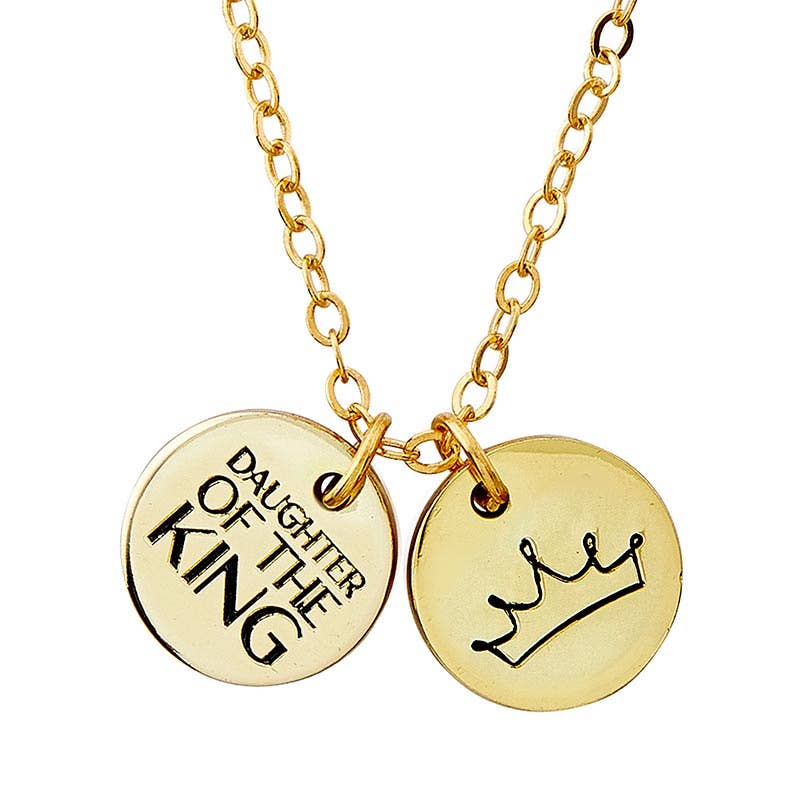 Double Coin Necklace Crown