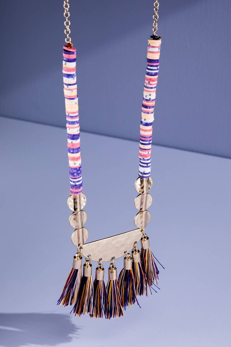 Charm Bib Necklace