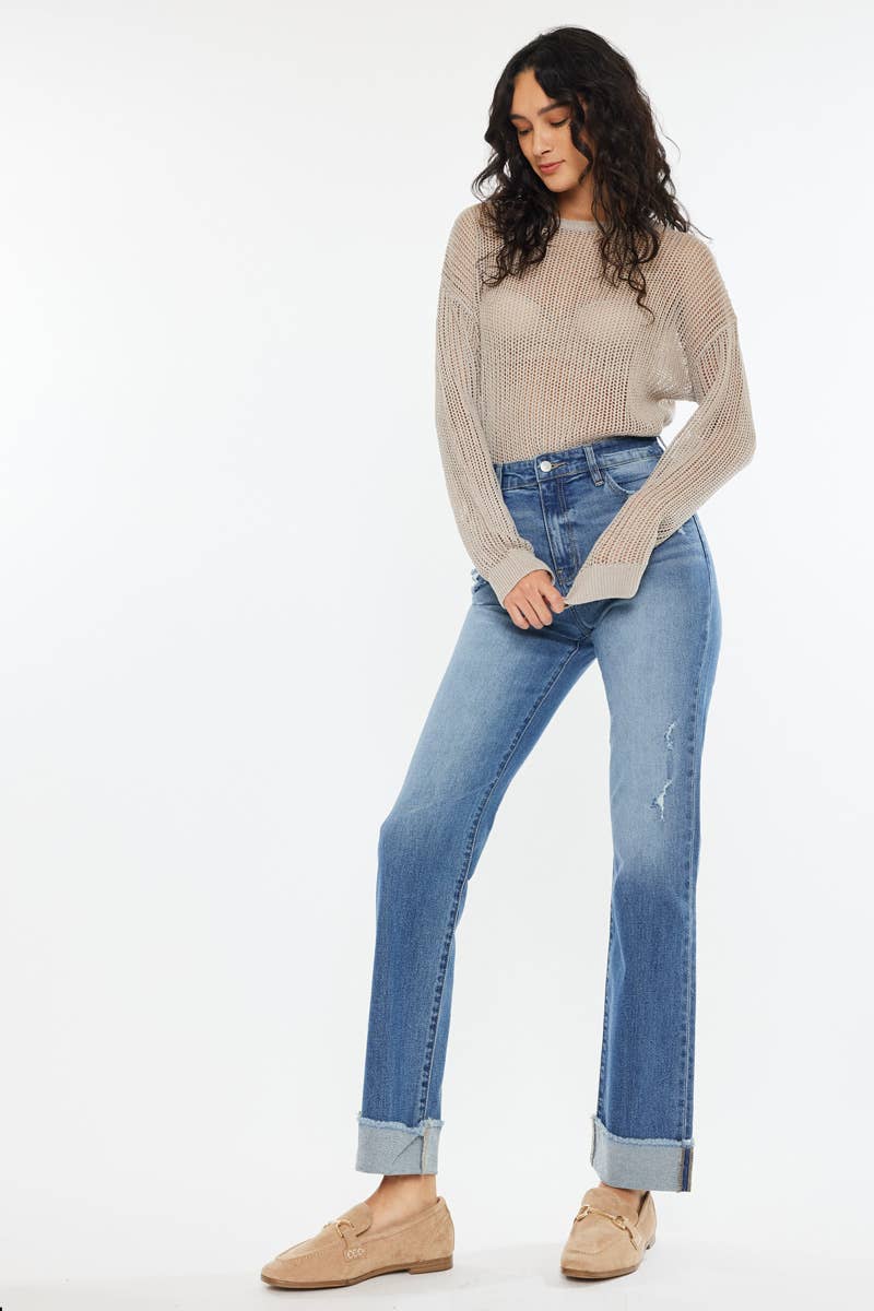 KanCan HIGH RISE STRAIGHT JEANS
