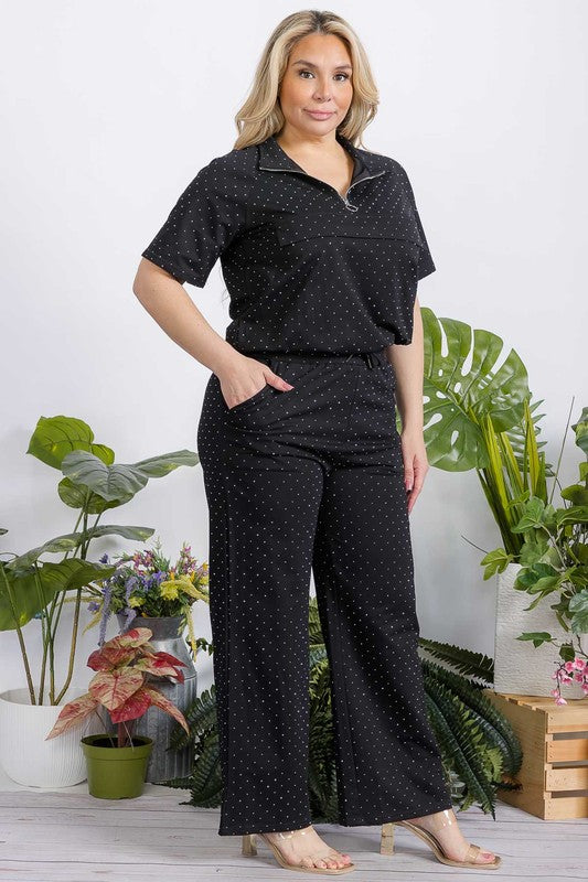 Plus Two-piece Set