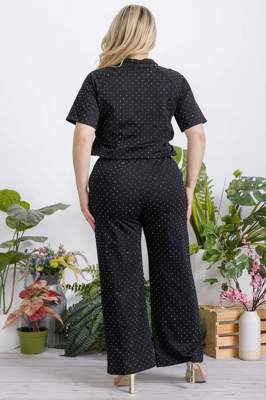 Plus Two-piece Set