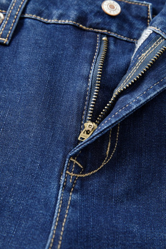 Stitch Pocket Bootcut Jeans