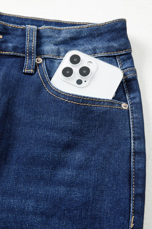 Stitch Pocket Bootcut Jeans