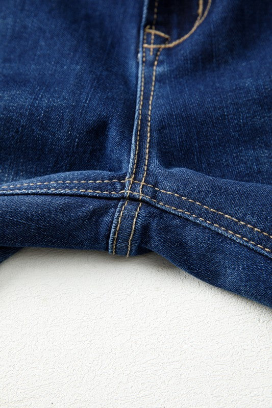 Stitch Pocket Bootcut Jeans
