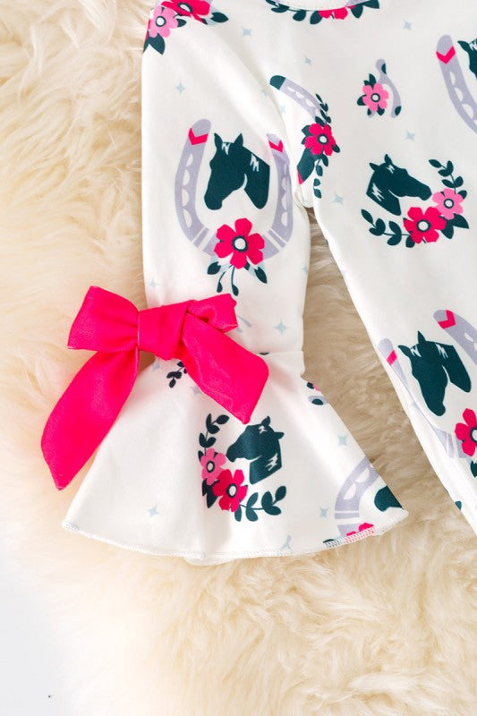 Infant Horseshoe Romper