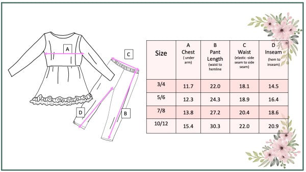 Girls Snowman Ruffle Set