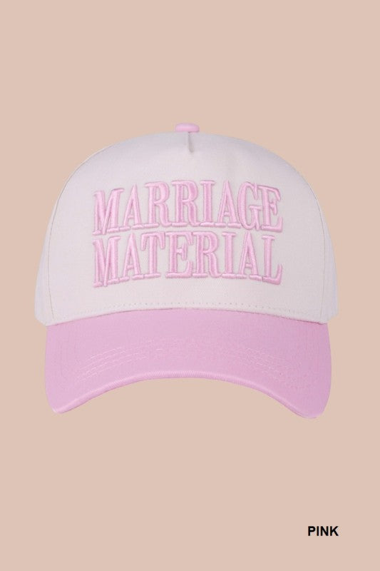 "Marriage Material" Trucker Hat