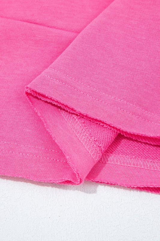 Pink Henley Jogger Set