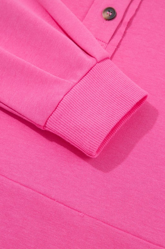 Pink Henley Jogger Set