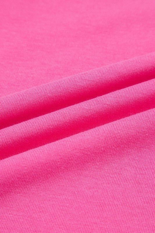 Pink Henley Jogger Set