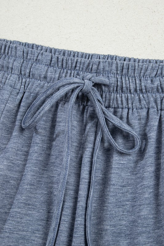 Grey Loose Wide Leg Pants