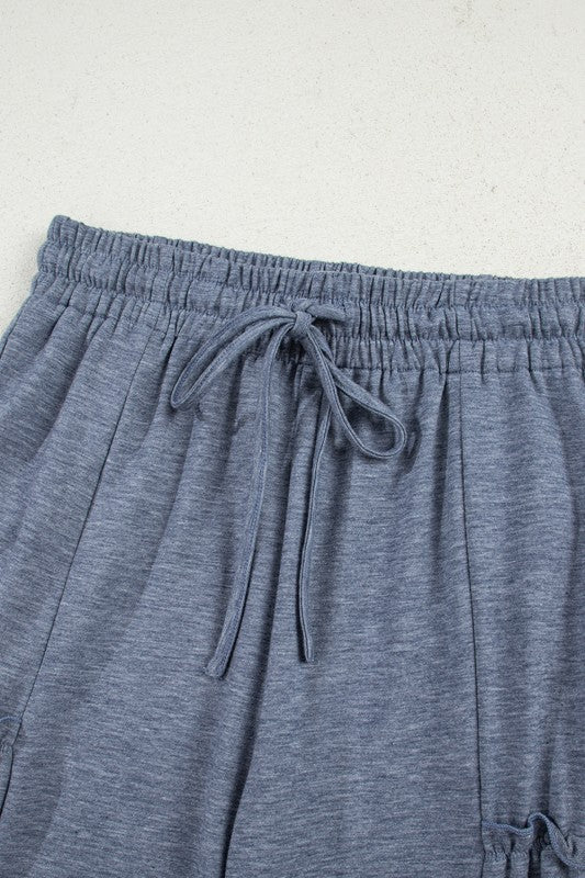 Grey Loose Wide Leg Pants