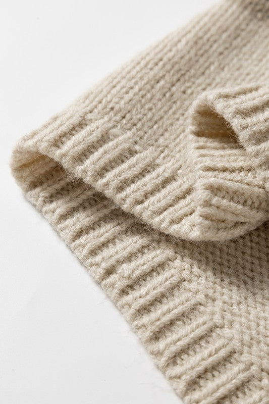 Knit Bow Sweater Cardigan
