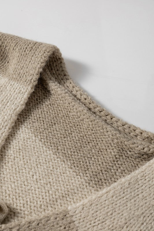 Knit Bow Sweater Cardigan