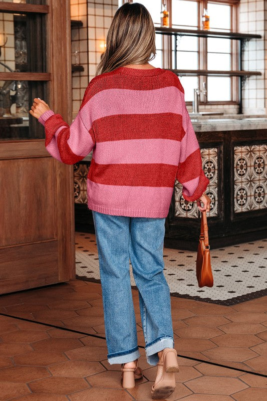 Knit Bow Sweater Cardigan