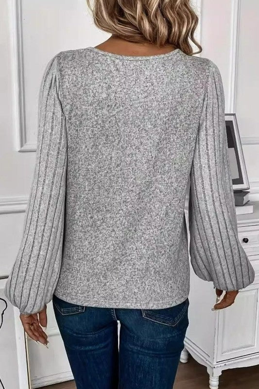 Knit Lace Long Sleeve