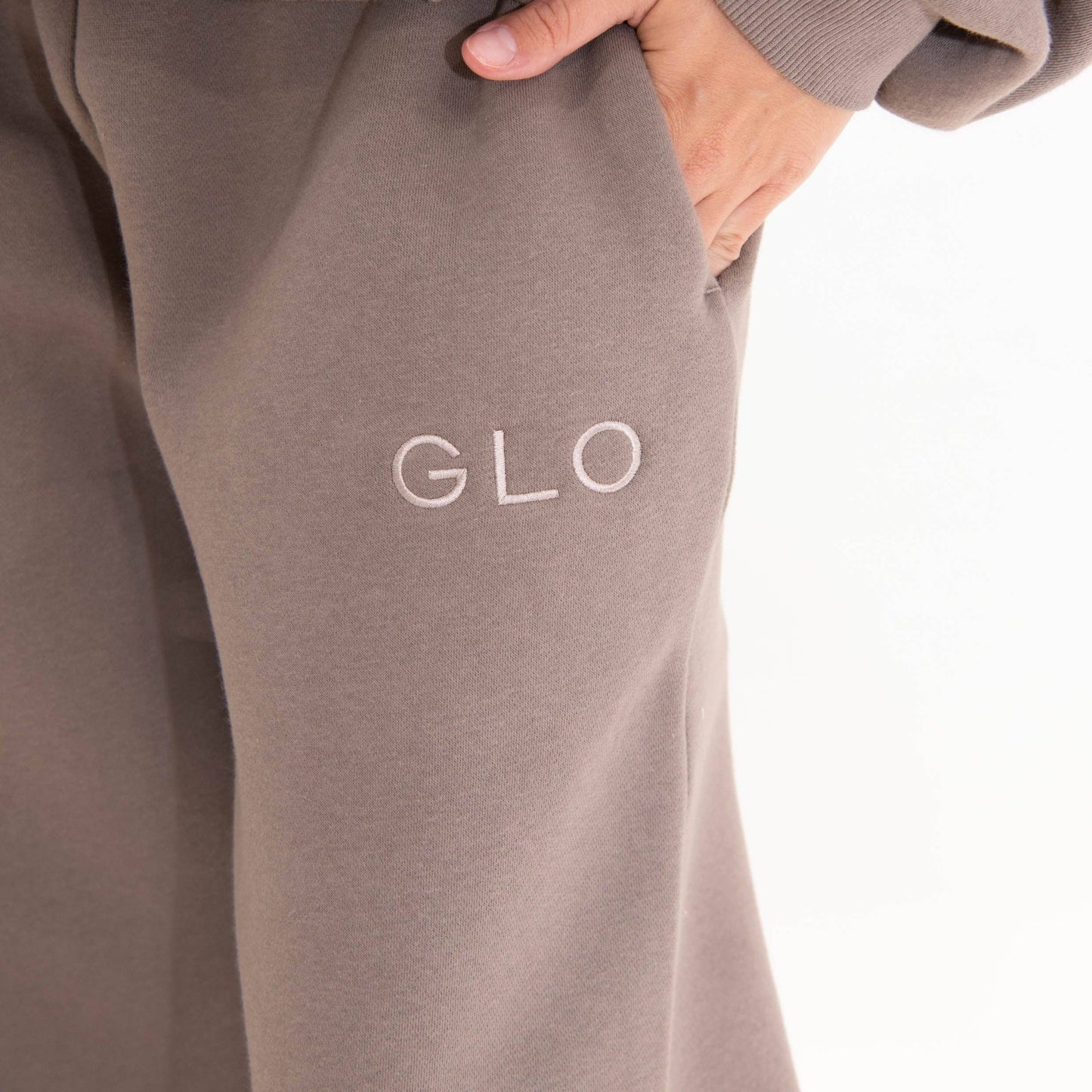 GLO Embroidered Sweatpants