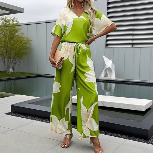 Casual Top and Pants Set