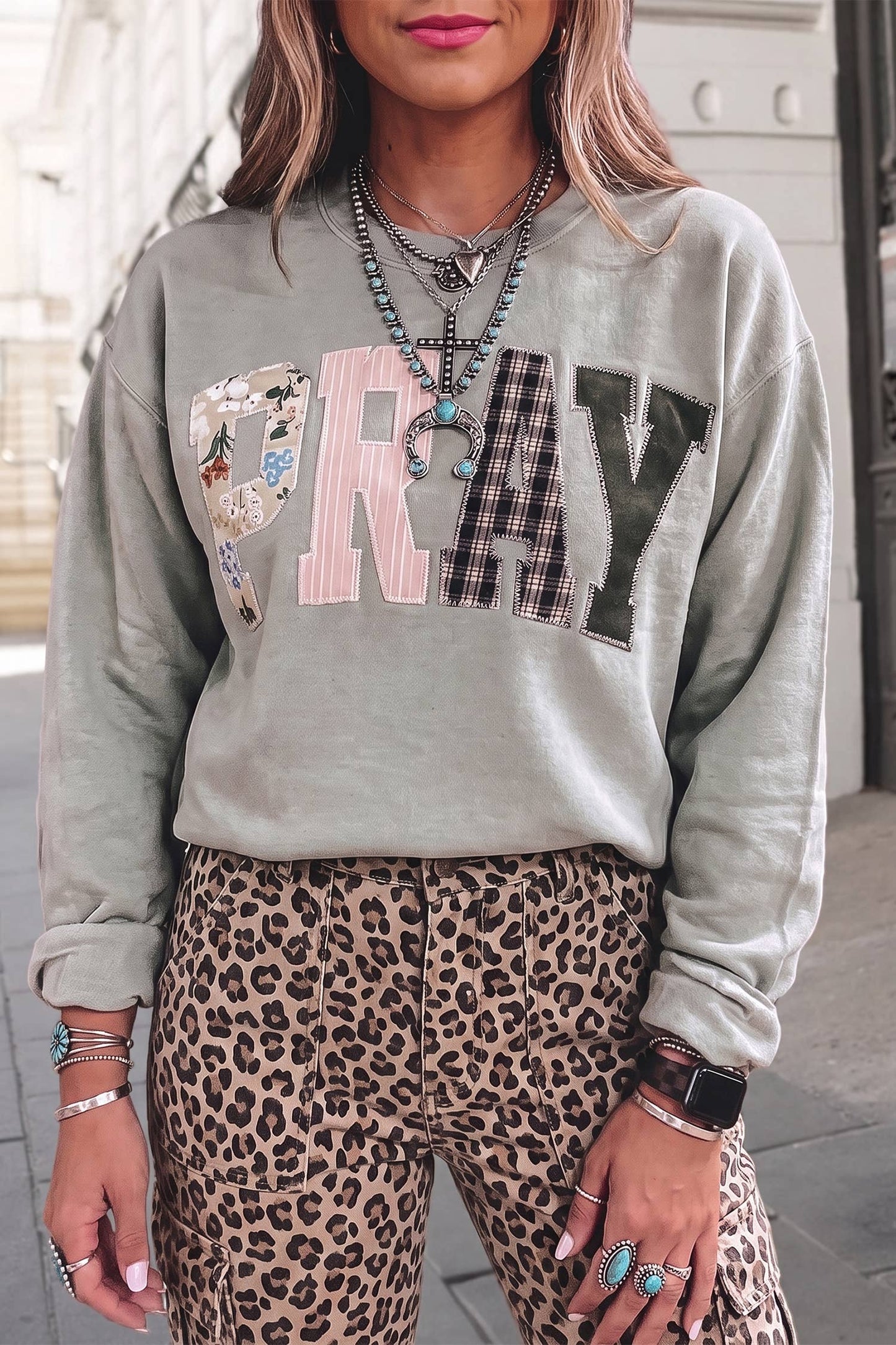 PRAY Letter Sweatshirt