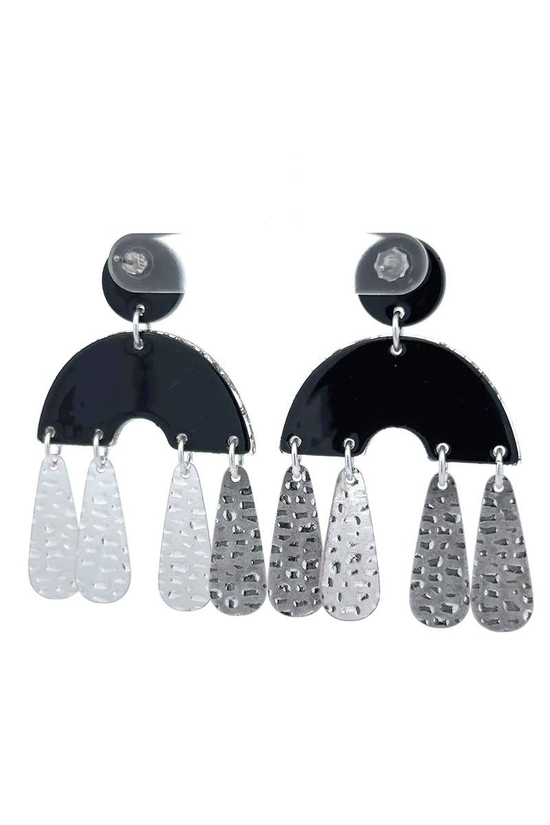 Hammered Matal Earrings