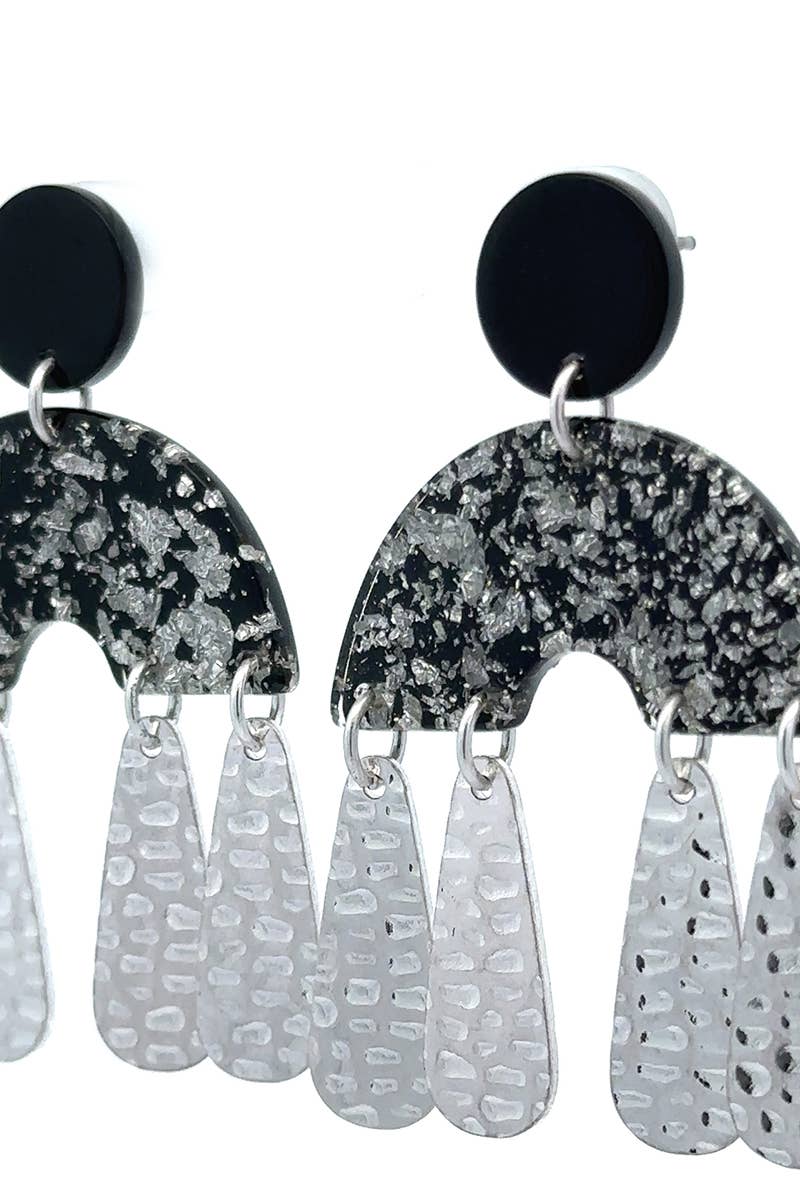 Hammered Matal Earrings