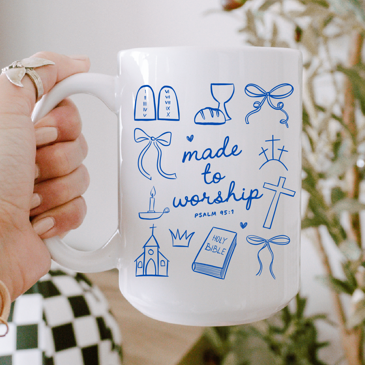 Made to worship mug