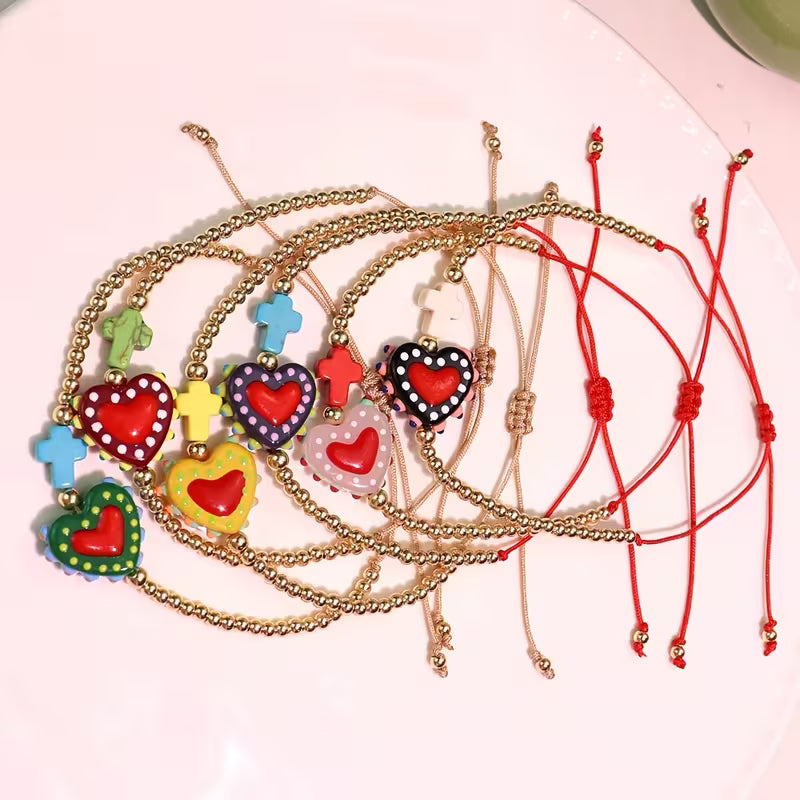 Cross/Heart Bracelet