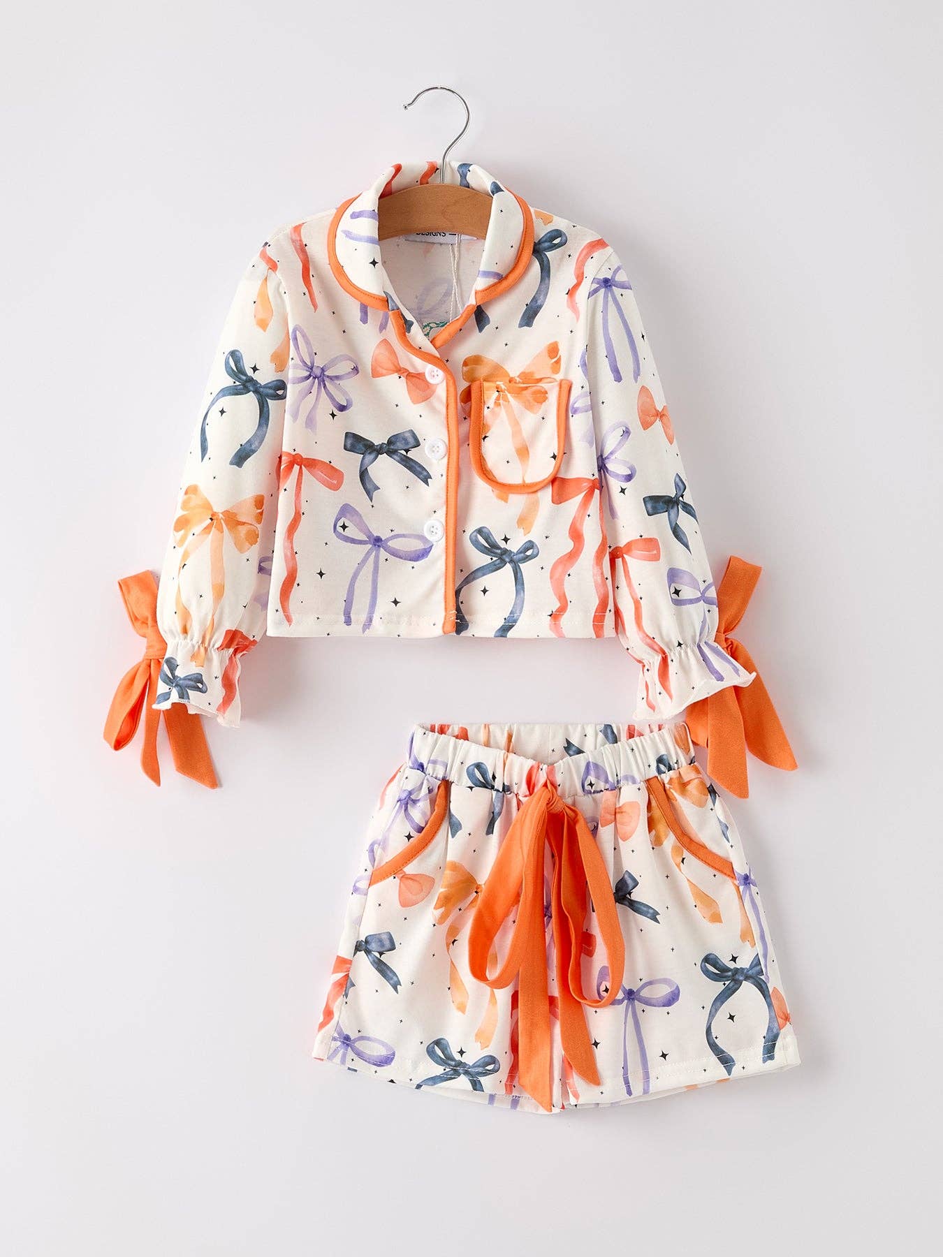 Mommy & Me Bow Pajama Set